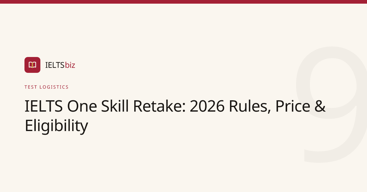 IELTS One Skill Retake: Rules, Eligibility and When It's Worth It